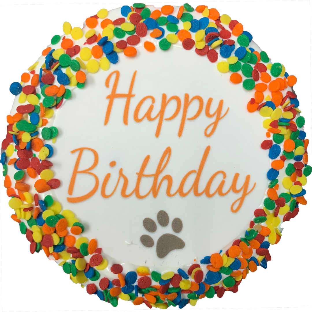 Happy Birthday Cake Dog Treat